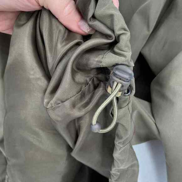 Cabela’s Women's Windcrest Jacket Size L Army Olive Green Pullover Lined - Picture 7 of 13